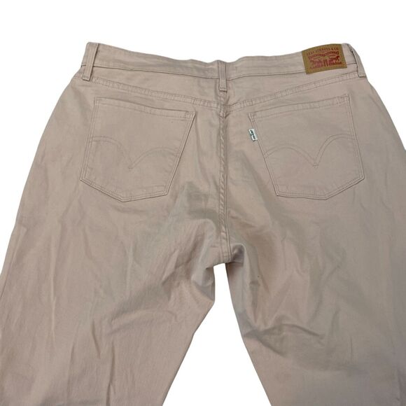 Levi 505 Straight Leg Jeans Womens Mid Rise Straight Leg Size 33 Pink - Picture 11 of 15